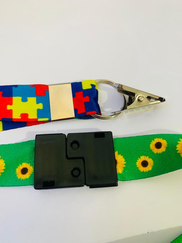 Cordões para Crachá Com Trava de Segurança