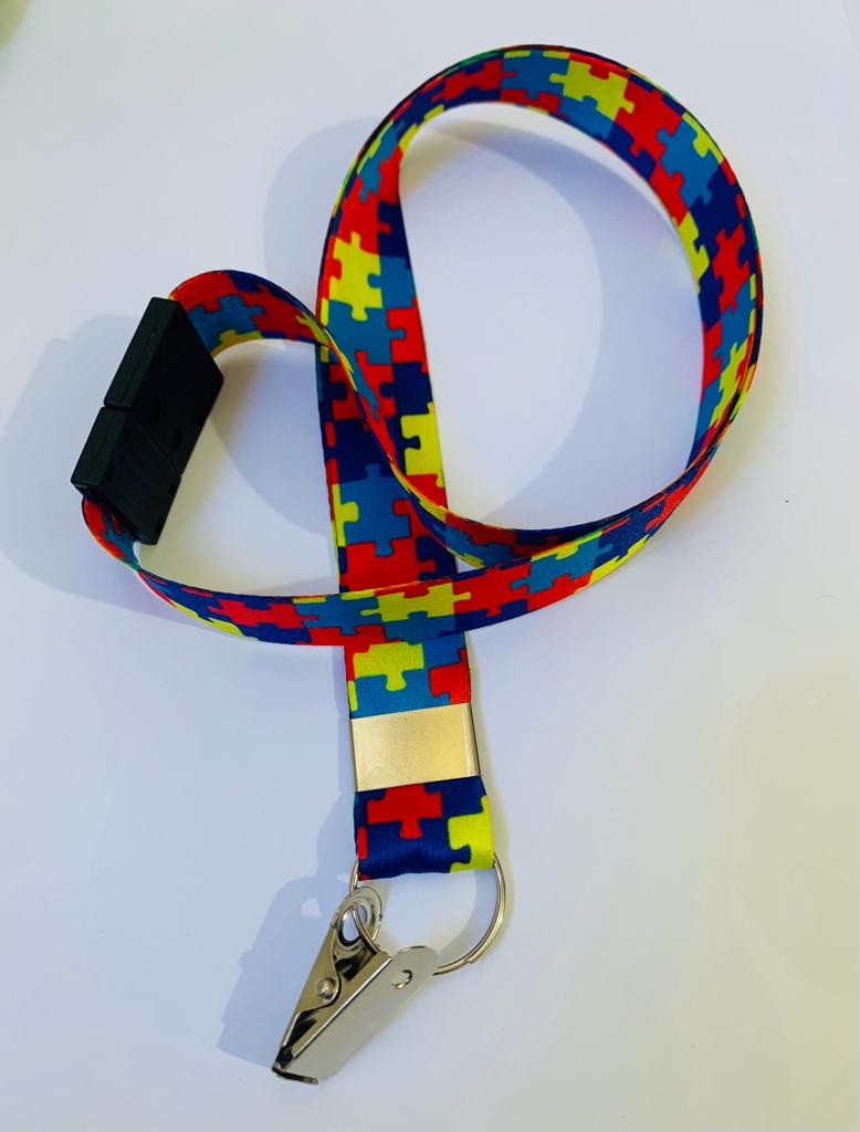 Cordões para Crachá Com Trava de Segurança