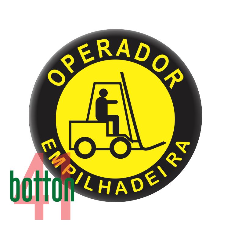 Botton Operador de Empilhadeira