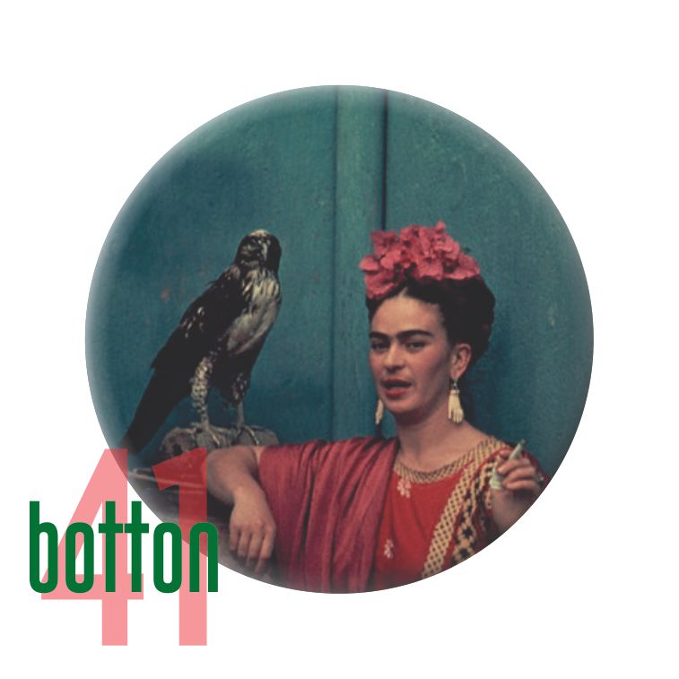 Frida Kahlo Com Seu Falcão