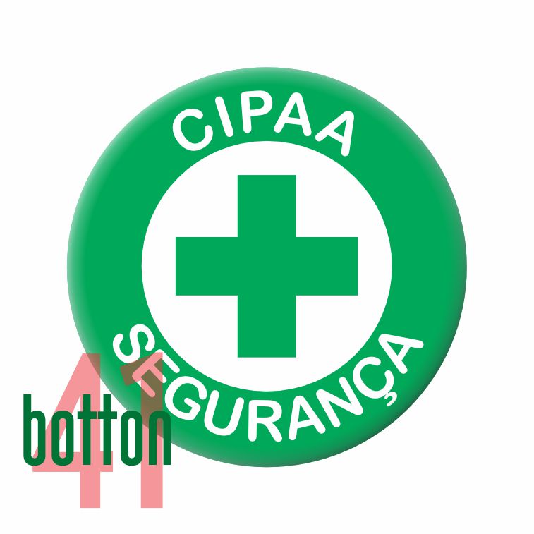Botton CIPAA 2,5cm - Pacote Com 50un